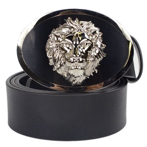 versace black lion belt|black Versace belt buckle.